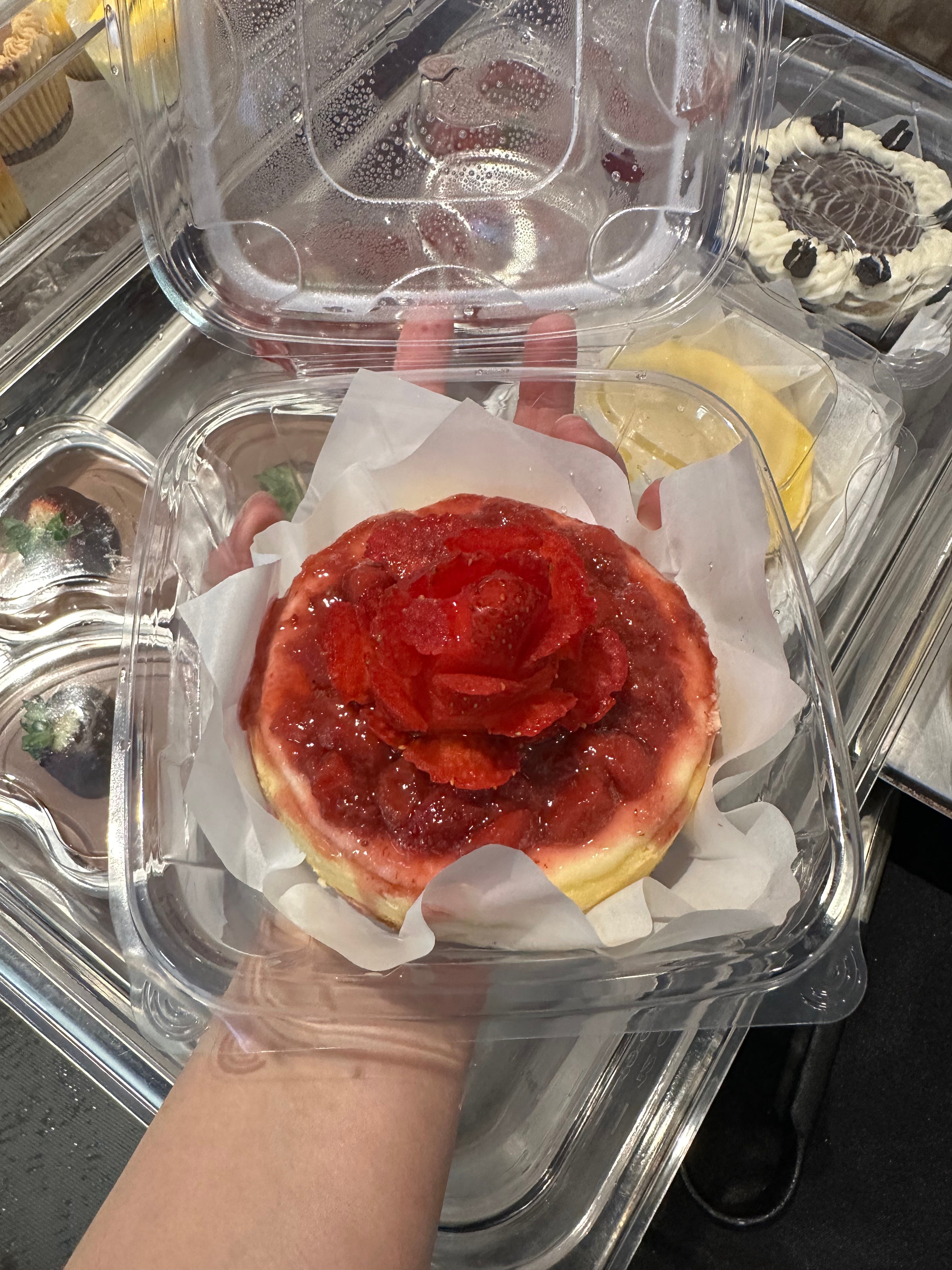 4” Strawberry Cheesecake